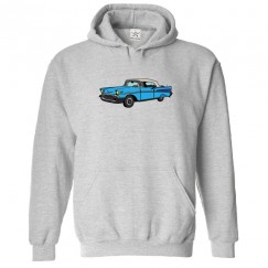 Vintage Car Classic Unisex Kids and Adults Pullover Hoodie for Car Lovers